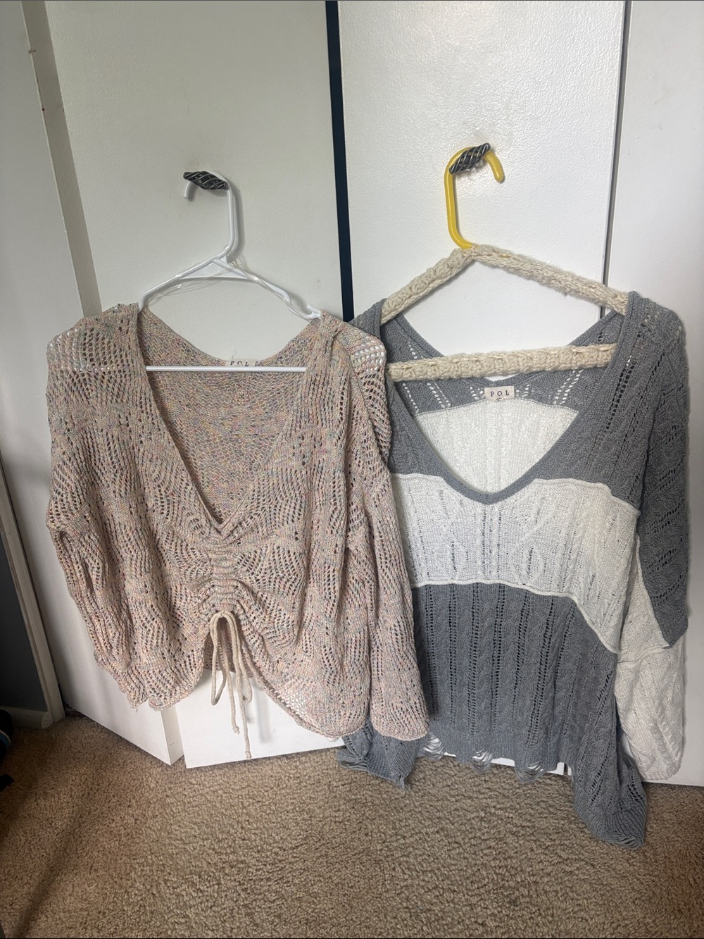 TWO POL lightweight sweaters
